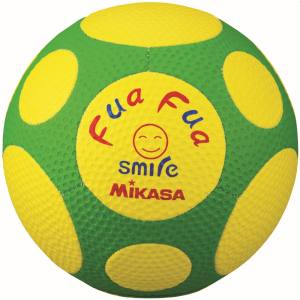 ミカサ MIKASA ミカサ ふあふあサッカー4号 黄/緑 FFF4YG