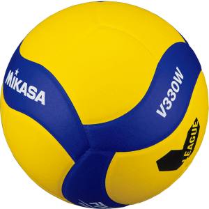 ミカサ MIKASA ミカサ バレーボール練習球 5号 Vリーグロゴ入り イエロー/ブルー V330WV