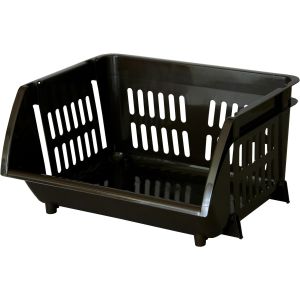 平和工業 平和工業 積み重ねバスケット Nブラウン