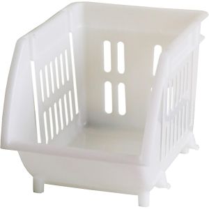 平和工業 平和工業 積み重ねバスケットスリム Nホワイト