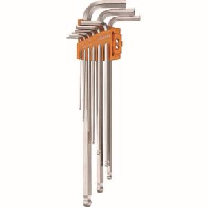 ベッセル VESSEL ベッセル 8309BP-L 本締めボールポイントレンチ ロングタイプ9本組 H1.5、2、2.5、3、4、5、6、8、10 VESSEL
