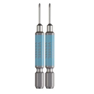 ベッセル VESSEL ベッセル GS1600065 剛彩ビット 片頭 精密タイプ 2本組 +00X65mm VESSEL