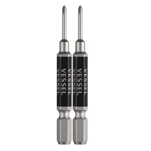 ベッセル VESSEL ベッセル GS160065 剛彩ビット 片頭 精密タイプ 2本組 +0X65mm VESSEL