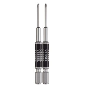 ベッセル VESSEL ベッセル GS160082 剛彩ビット 片頭 精密タイプ 2本組 +0X82mm VESSEL