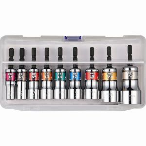 ベッセル VESSEL ベッセル WSA209PS 剛鍛首振ショートソケットセット9本組  アソート 9本 VESSEL