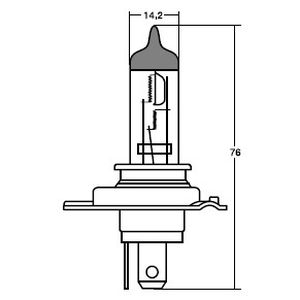 スタンレー電気 STANLEY スタンレー 14-0186 ハロゲンバルブ 耐振 12V 60/55W H4 STANLEY
