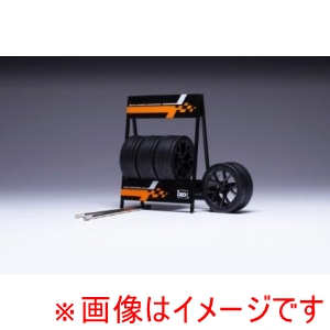 国際貿易 国際貿易 18SET029W IXO 1/18 タイヤセット RS3 ブラック