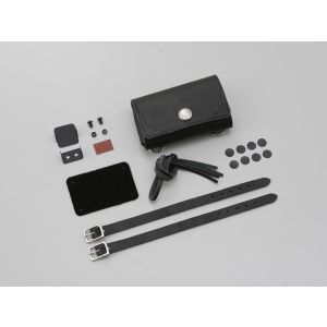 デイトナ DAYTONA デイトナ 91049 革鎧 ETCケース 汎用横型 ブラック DAYTONA