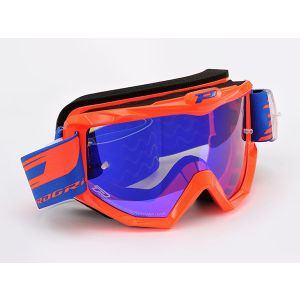 デイトナ DAYTONA デイトナ 97694 ライディングギア ゴーグル PROGRIP 3201FL ATZAKI MIRROR ゴーグル 蛍光レッド DAYTONA