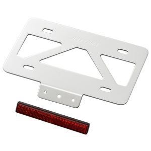 デイトナ DAYTONA デイトナ 99641 軽量ナンバープレートスタビライザー リフレクター付き クリアー Sサイズ 原付用角型 DAYTONA