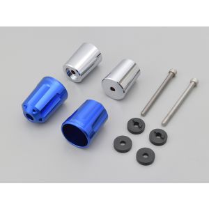 デイトナ DAYTONA デイトナ 99833 ビッグバイク ヘビーウエイトバーエンド リボルバー ブルー M6 DAYTONA