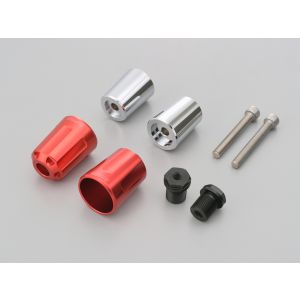 デイトナ DAYTONA デイトナ 17253 ビッグバイク ヘビーウエイトバーエンド リボルバー レッド M17 DAYTONA