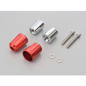 デイトナ DAYTONA デイトナ 17265 ビッグバイク ヘビーウエイトバーエンド リボルバー レッド M8 DAYTONA