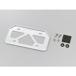 デイトナ DAYTONA デイトナ 17656 軽量ナンバープレートホルダー クリアー Mサイズ 原付用山型 DAYTONA