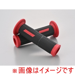 デイトナ DAYTONA デイトナ 61802 GRIPPY GRIP GG-D-BASE2 全長125mm 22.2ハンドル用 ブラック レッド
