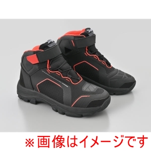 デイトナ DAYTONA デイトナ 62503 DS-502 R-WPライディングシューズ カラー ブラック レッド サイズ 27.5cm