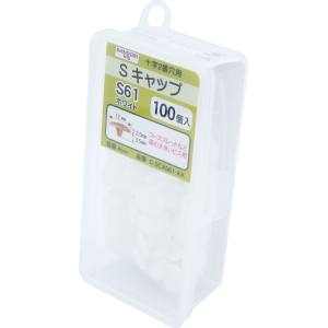 ダンドリビス ダンドリビス C-SCX061-AX ビスキャップ Sホワイト S 61Abox100個