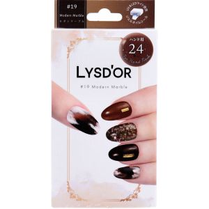 プロルート丸光 プロルート丸光 LYSD’OR リスドール セミキュアジェルネイル ハンドネイル用 モダン マーブル 24枚入