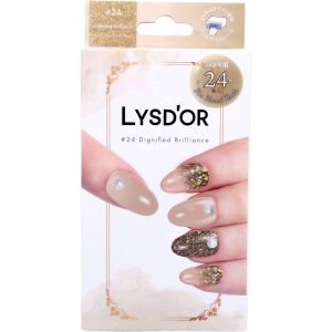 プロルート丸光 プロルート丸光 LYSD’OR リスドール セミキュアジェルネイル ハンドネイル用 ディグニファイド ブリリアンス 24枚入