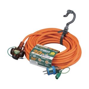 ハタヤリミテッド HATAYA ハタヤ NX-203K 2P接地付延長コード 20m オレンジ