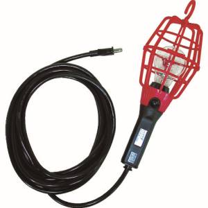 ハタヤリミテッド HATAYA ハタヤ ILI-10R 補助コードランプ 60W耐震電球付 電線10m ランプガード赤