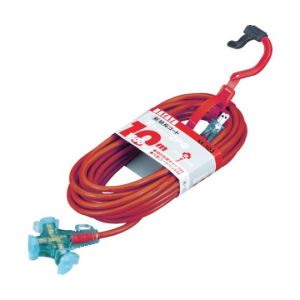 ハタヤリミテッド HATAYA ハタヤ SX-103-R 2P延長コード 10m レッド