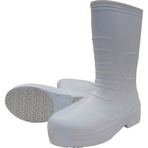 喜多 喜多 KR7030-WH-L 柔らかいEVA安全ラバーブーツ ホワイト L 25.5～26.0