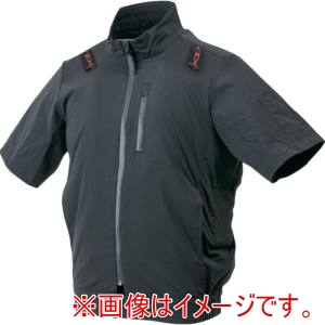 原田産業 原田産業 33700-812 EX.WORKERS E/Fウェア半袖ブルゾンAS ブラック S
