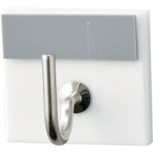 日本緑十字社 緑十字 302008 キーハンガー グレー 30×33mm 裏面テープ付 アクリル製 キーハンガー1R 8