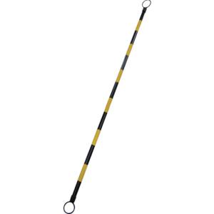 日本緑十字社 緑十字 122102 コーンバー 黄/黒 トラ コーンバーB 大 34mmΦ×2m 反射タイプ ABS樹脂 メーカー直送 代引不可 北海道沖縄離島不可