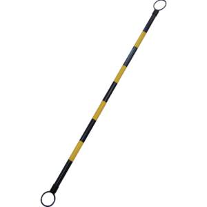 日本緑十字社 緑十字 122302 コーンバー 黄/黒 トラ コーンバーB 小 34mm Φ×1.5m 反射タイプ ABS樹脂