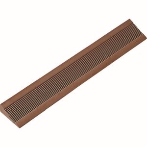 日本緑十字社 緑十字 343001 段差用スロープ 段差マット-28T 高さ28mm ×全長450mm 裏面テープ付 ゴム製