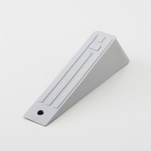 日本緑十字社 緑十字 342021 差し込み式ドアストッパー グレー ドアストッパー130- 1 H30×W40×D130mm ゴム製