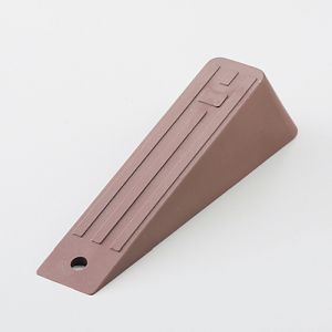 日本緑十字社 緑十字 342022 差し込み式ドアストッパー ブラウン ドアストッパー130- 2 H30×W40×D130mm ゴム製