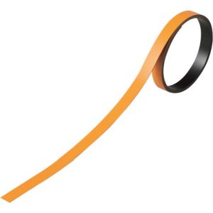 日本緑十字社 緑十字 312015 テープ状カラーマグネット オレンジ マグネ10YR 10mm 幅×1m×0.8mm 3本組