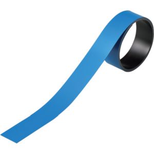 日本緑十字社 緑十字 312046 テープ状カラーマグネット 青 マグネ25B 25mm幅×1m×0.8mm 片面磁力