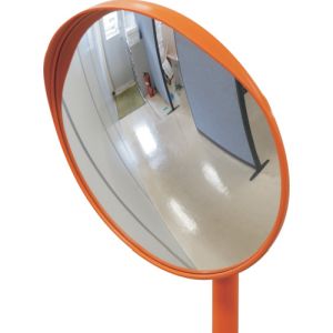 日本緑十字社 緑十字 276190 小型カーブミラー 丸型1面鏡 丸S30 300mmΦ 埋込用ポール付 アクリル製 メーカー直送 代引 北海道沖縄離島不可