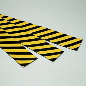 日本緑十字社 緑十字 247040 トラ柄クッション 黄/黒 TRC-105 100×1000mm 厚み5mm 無反射タイプ