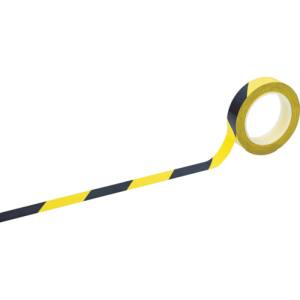 日本緑十字社 緑十字 259036 クリーンルーム用ラインテープ 黄/黒 HCP-25TR 25mm 幅×33m PET+PVC