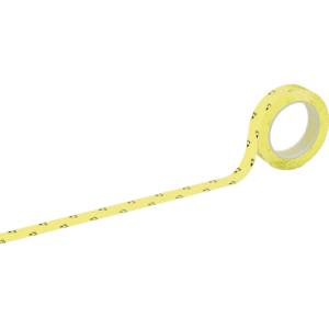 日本緑十字社 緑十字 259013 クリーンルーム用ラインテープ 黄 HCPAS-25Y 25mm 幅×33m 帯電防止タイプ
