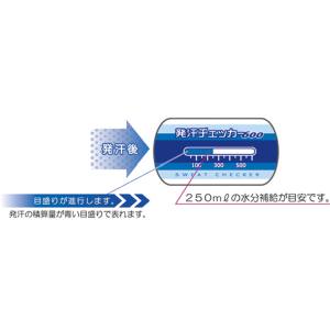 日本緑十字社 緑十字 375344 熱中症予防対策商品 発汗チェッカー 10枚1組