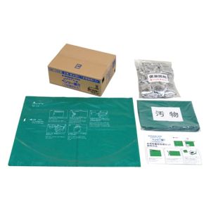 日本緑十字社 緑十字 380242 防災用品 ベンリー袋 100回分セット