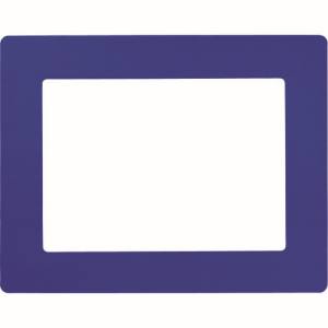 日本緑十字社 緑十字 403115 路面用区画標識 A4用紙対応タイプ 青 YKH-A4BL 312×398mm 裏テープ付