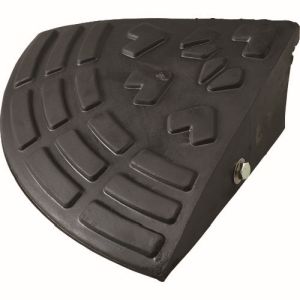 日本緑十字社 緑十字 121026 95mm 段差用プレート コーナータイプ 黒 ロードアップ6010R H95×W250×D250mm 再生ゴム製