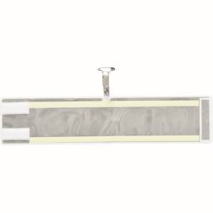 日本緑十字社 緑十字 140401 ビニール製腕章 反射×高輝度蓄光 白無地 腕章-400 反射白 90×400mm エンビ