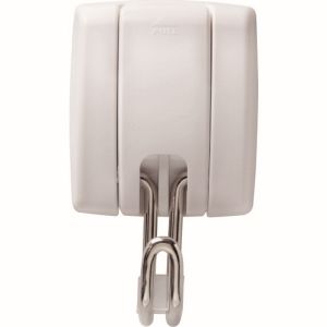 日本緑十字社 緑十字 313022 簡易着脱マグネットフック 白 耐荷重7kg MG-949W 91×54mm ABS樹脂 ブリスターパック入り