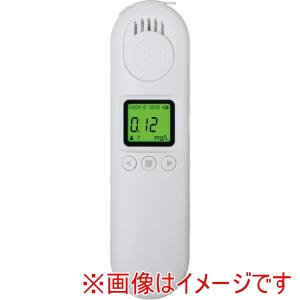 緑十字 緑十字 798004 2WAYアルコールチェッカー ホワイト J-BAC認定品 130×35×18mm