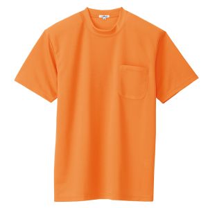 アイトス アイトス 10576-063-SS 吸汗速乾 クールコンフォート 半袖Tシャツ ポケット付 男女兼用 オレンジ SSサイズ