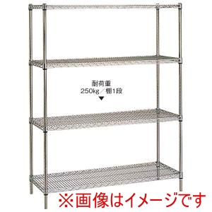 エレクター エレクター 18-8 ステンレス エレクター シェルフ 5段 PS2200×SLS610 メーカー直送 法人限定 代引不可 北海道沖縄離島不可
