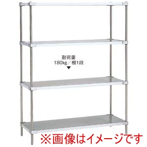 エレクター エレクター 18-8 ソリッド エレクター シェルフ 4段 PS1390×LSS610S メーカー直送 法人限定 代引不可 北海道沖縄離島不可